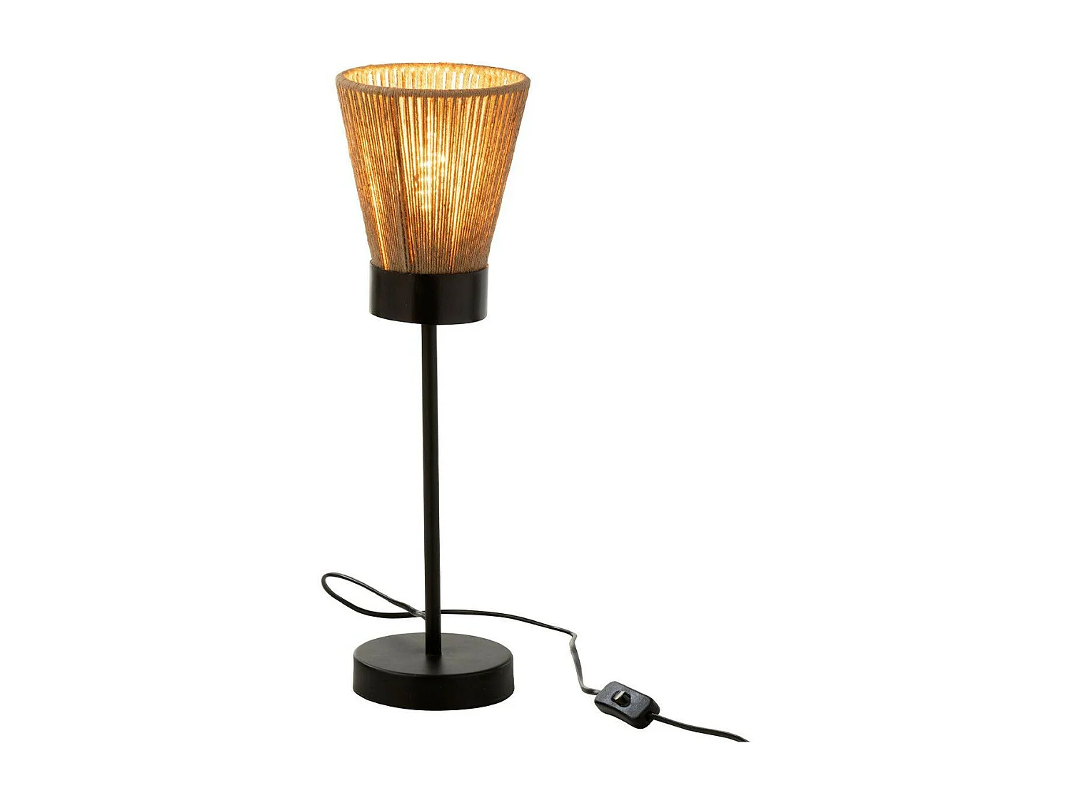 Lampadaire en Jute "Luna" 51cm Naturel
