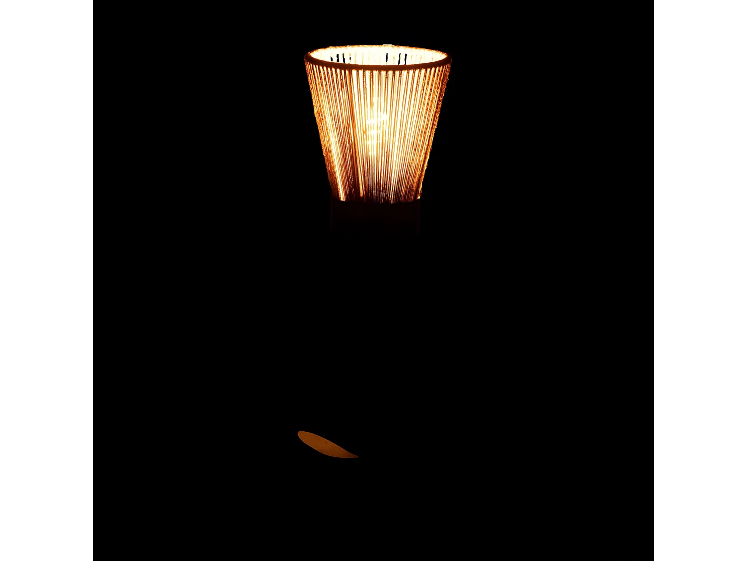 Lampadaire en Jute "Luna" 51cm Naturel