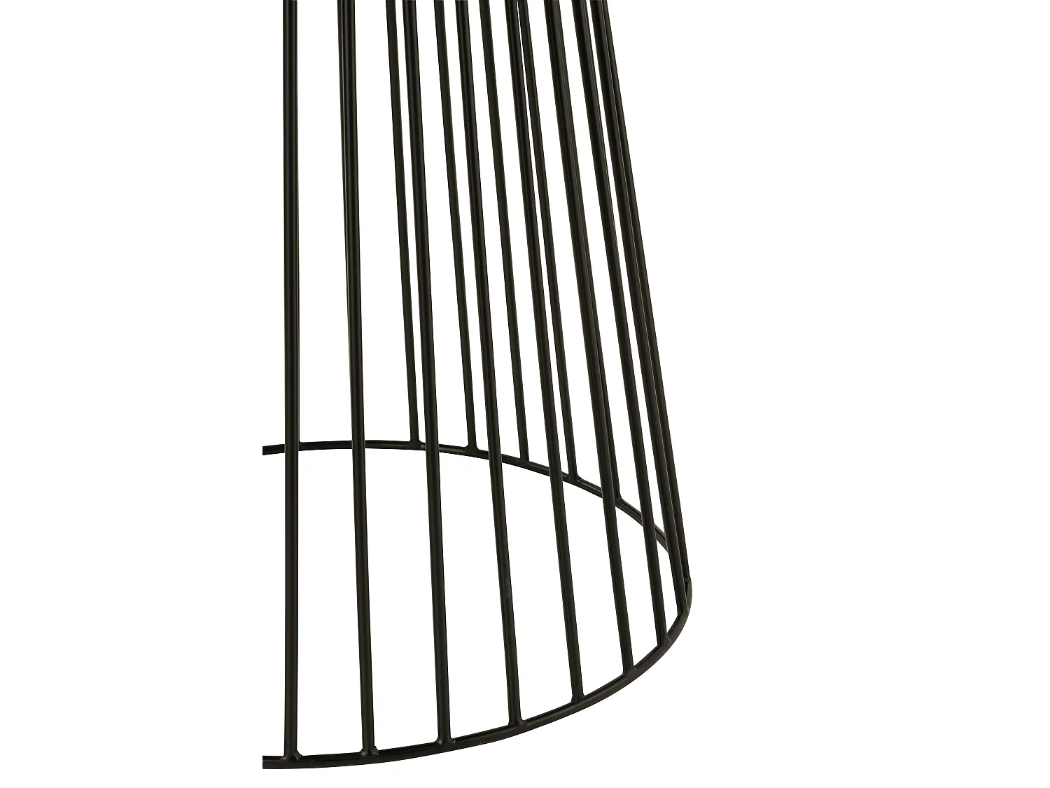 Table à Manger Ronde en Métal "Darren" 120cm Noir