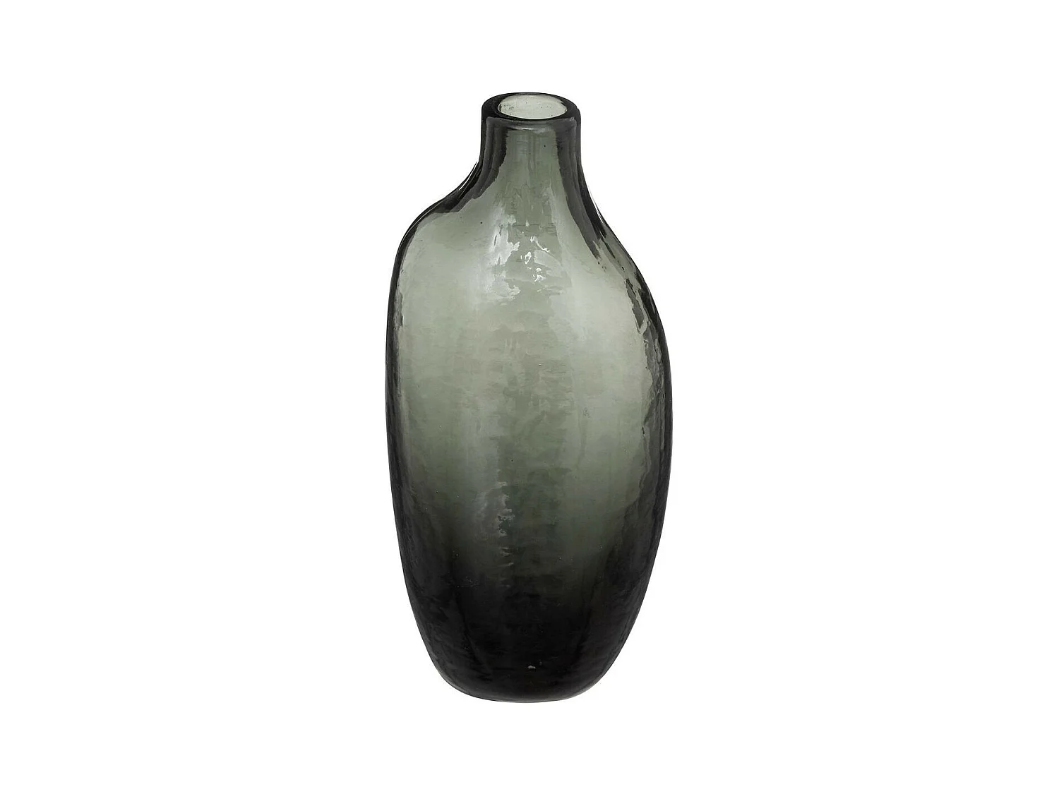 Soliflore en Verre Design "Irrégulier" 19cm Gris