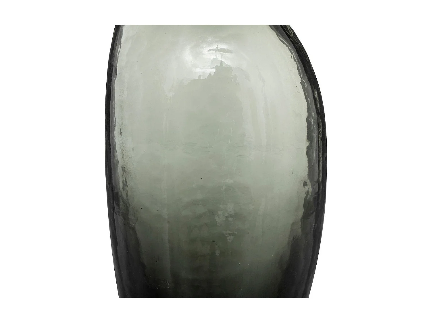 Soliflore en Verre Design "Irrégulier" 19cm Gris