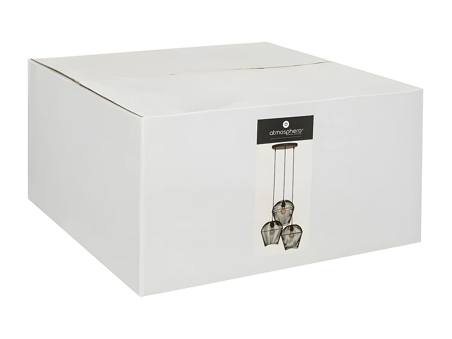 Lampe Suspension 3 Têtes "Jena" 26cm Noir