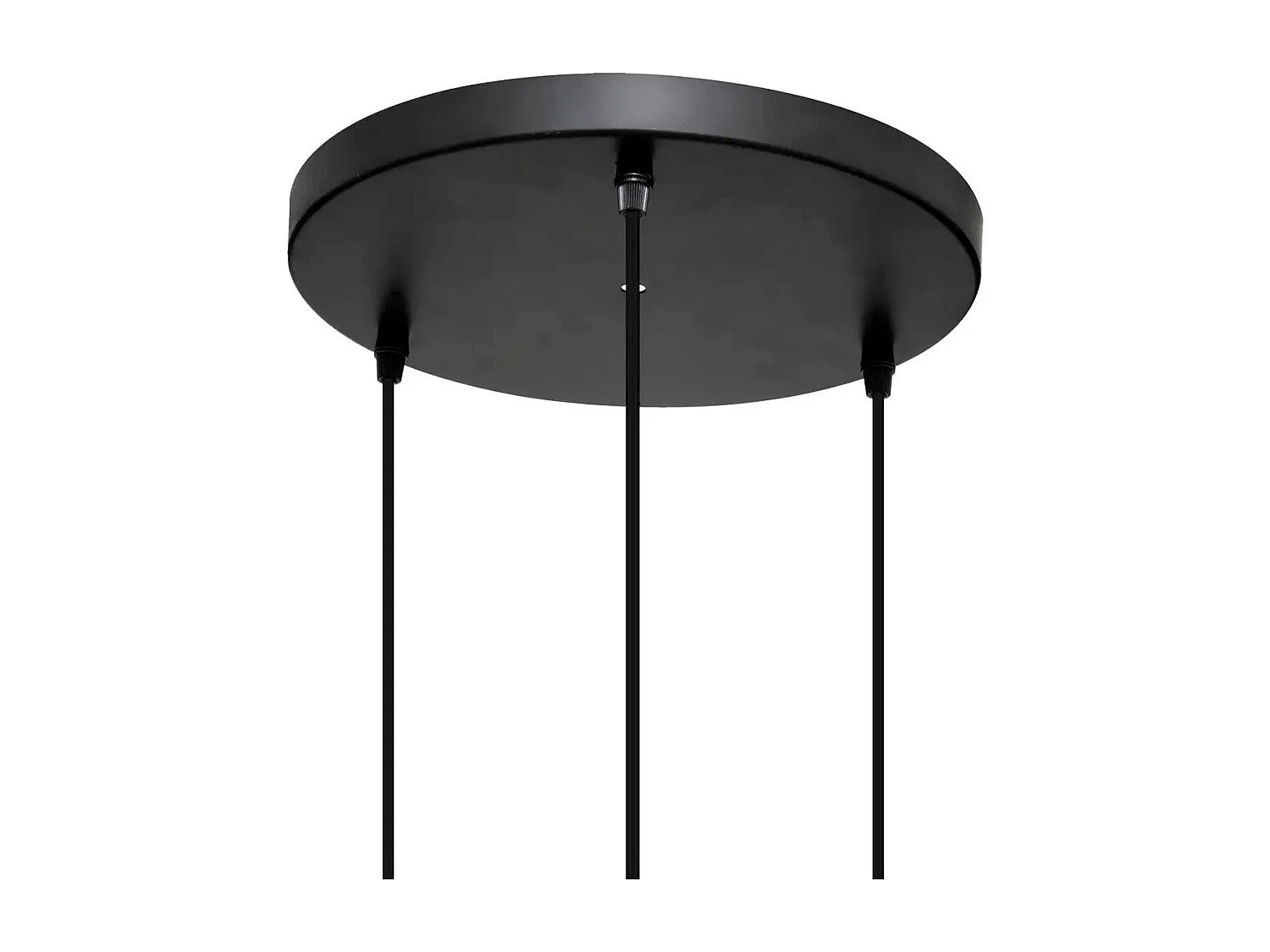 Lampe Suspension 3 Têtes "Jena" 26cm Noir