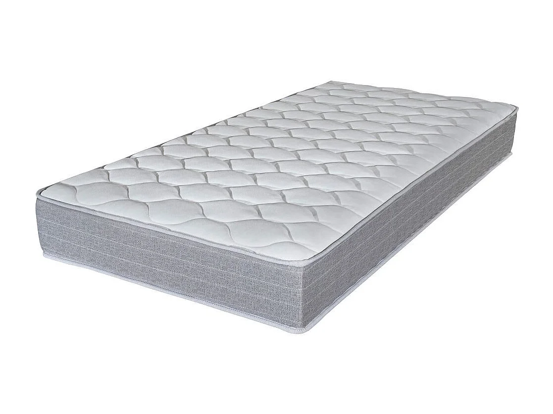 Matelas mousse 90x200 Madere - Mousse - Hauteur 24 cm - 3 zones - Soutien ferme
