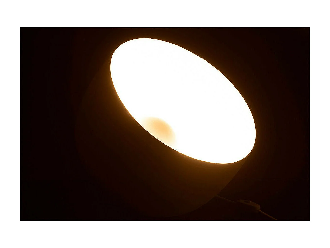 Lampe à Poser en Métal "Mila" 32cm Blanc