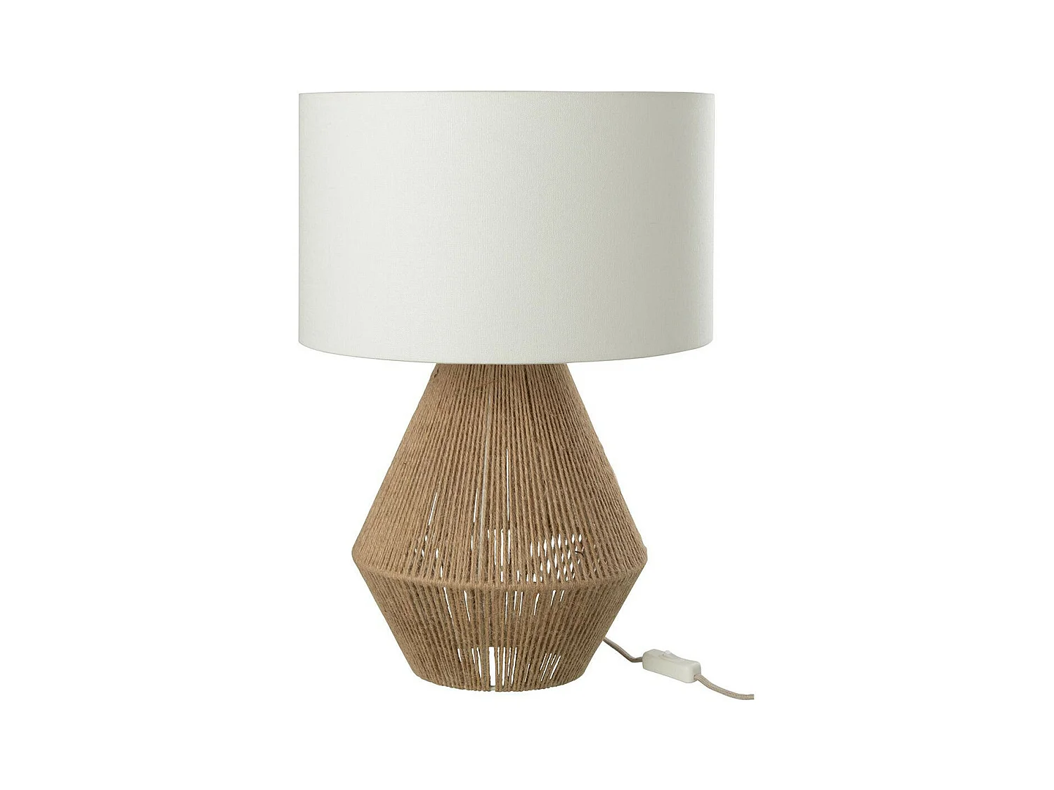 Lampe à Poser en Jute "Ficelles" 51cm Naturel