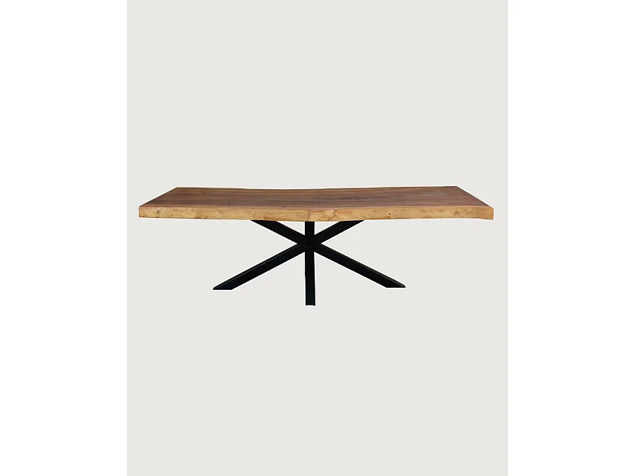 Dempo - Table repas en suar massif L250 cm 12-14 pers.