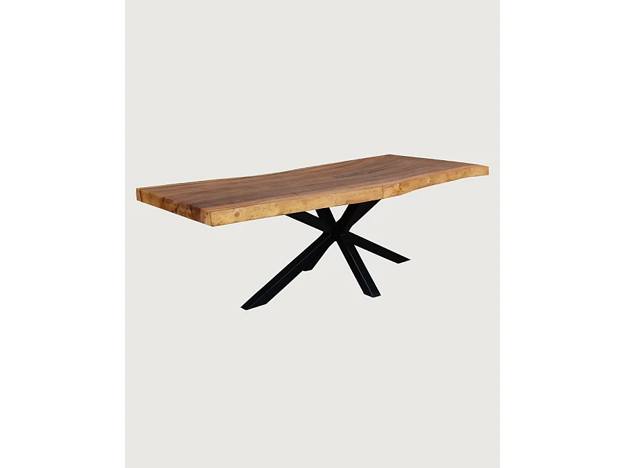 Dempo - Table repas en suar massif L250 cm 12-14 pers.