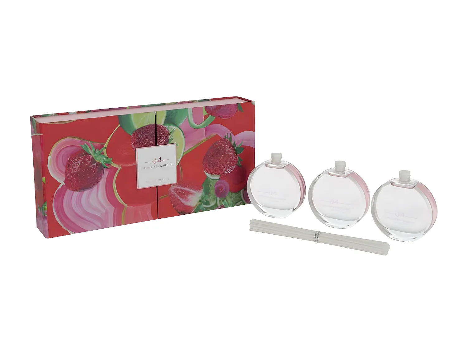 Coffret 3 Diffuseurs de Parfum "Cocktail" 150ml Daiquiri Fraise