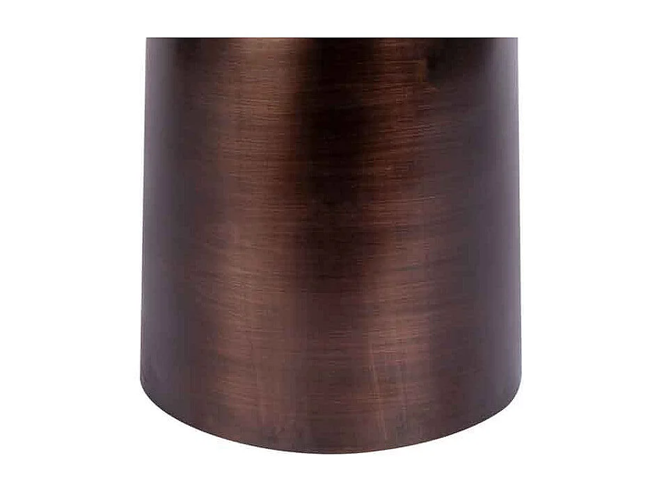 Table d'Appoint Design "Harriet" 47cm Marron