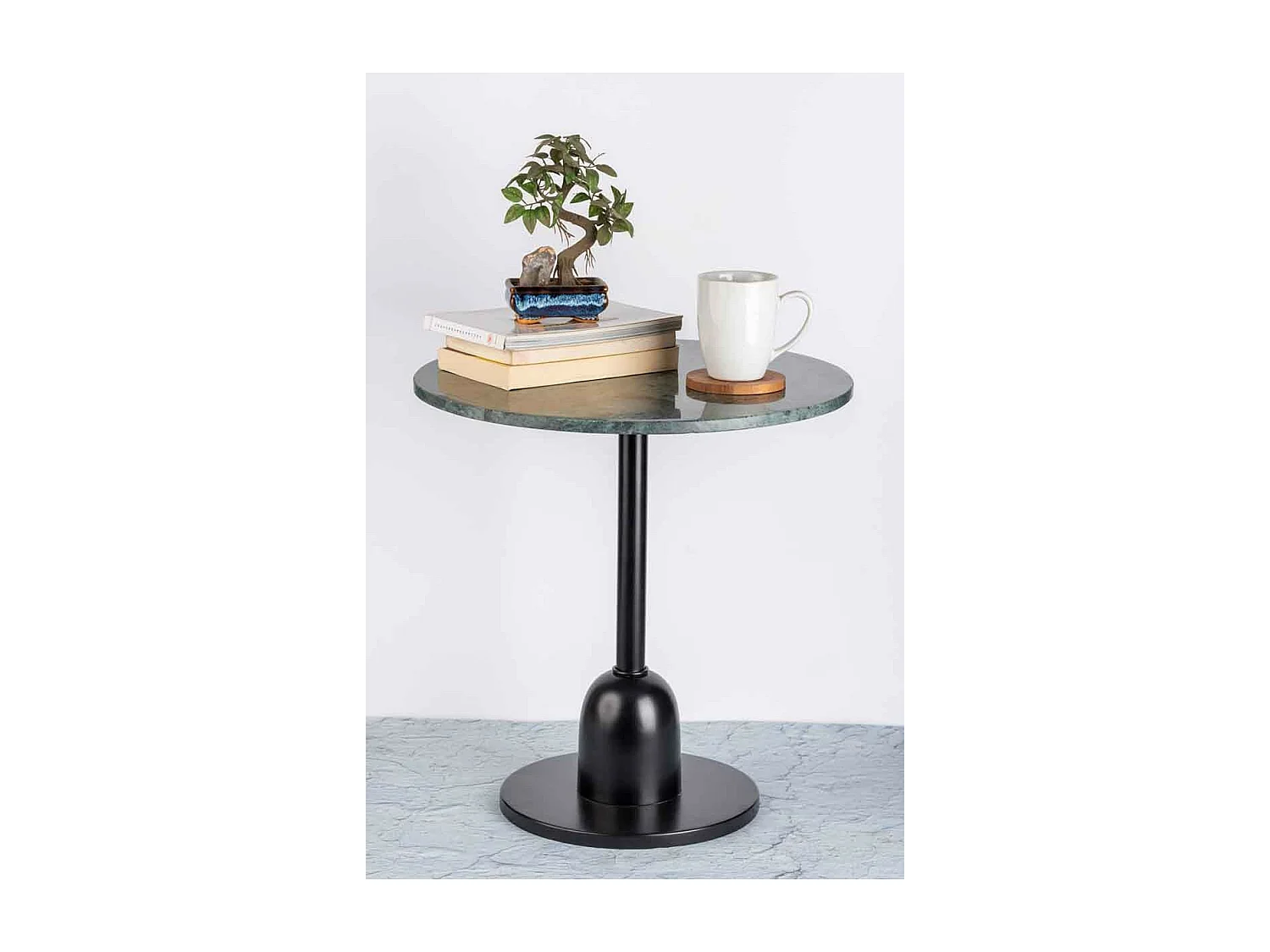 Table d'Appoint en Marbre "Gordon" 48cm Vert