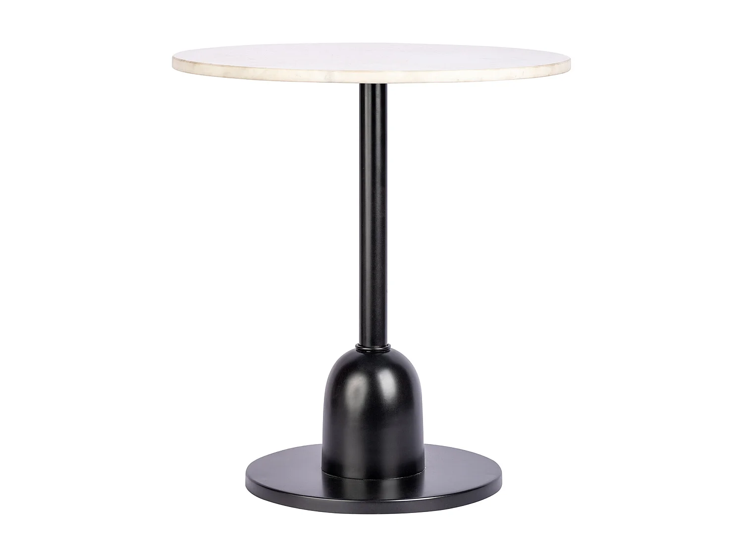 Table d'Appoint en Marbre "Gordon" 48cm Blanc