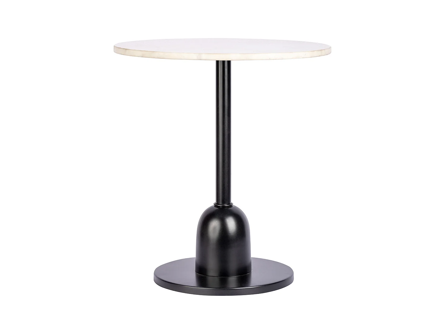 Table d'Appoint en Marbre "Gordon" 48cm Blanc