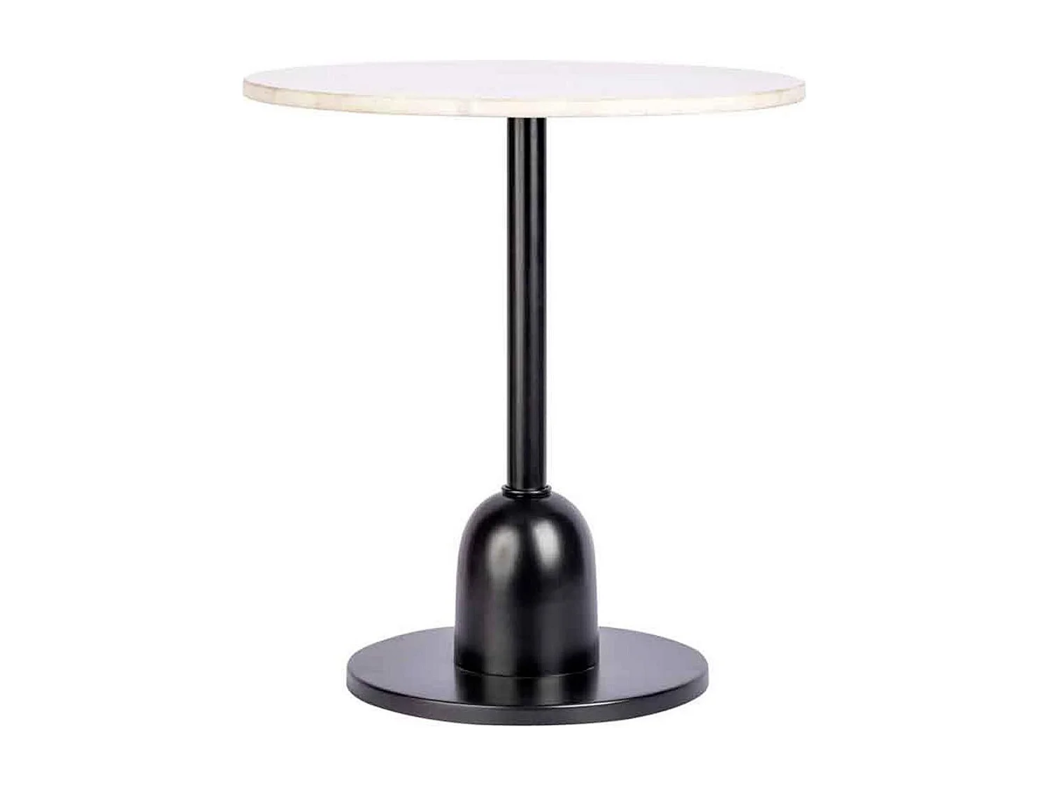 Table d'Appoint en Marbre "Gordon" 48cm Blanc