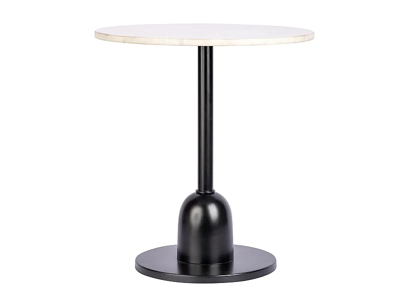 Table d'Appoint en Marbre "Gordon" 48cm Blanc