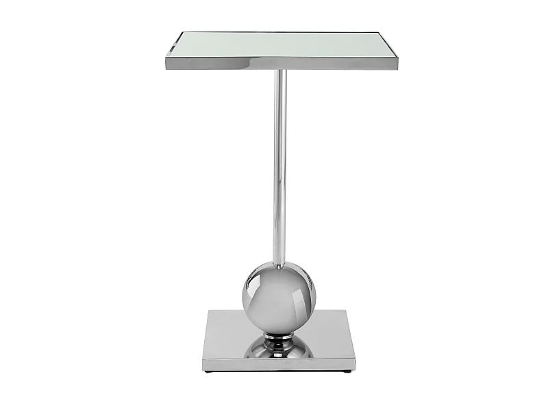 Table d'Appoint Design "Leva" 62cm Argent