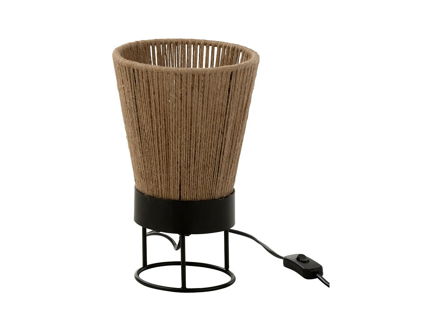 Lampe à Poser en Jute "Nina" 28cm Naturel
