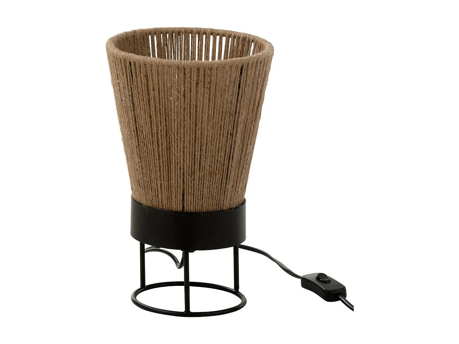 Lampe à Poser en Jute "Nina" 28cm Naturel