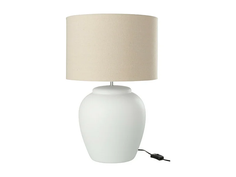 Lampe à Poser en Céramique "Méli" 60cm Blanc