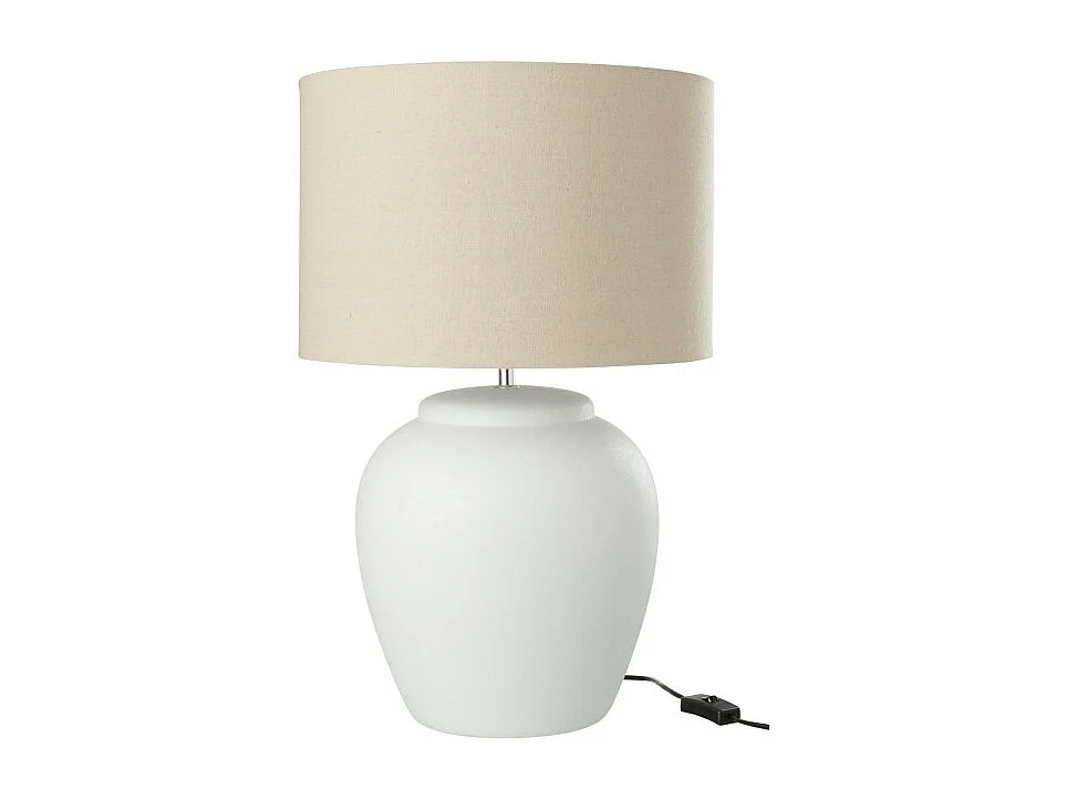 Lampe à Poser en Céramique "Méli" 60cm Blanc
