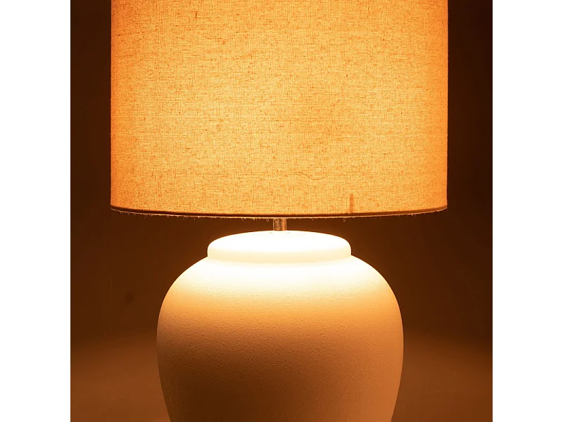 Lampe à Poser en Céramique "Méli" 60cm Blanc