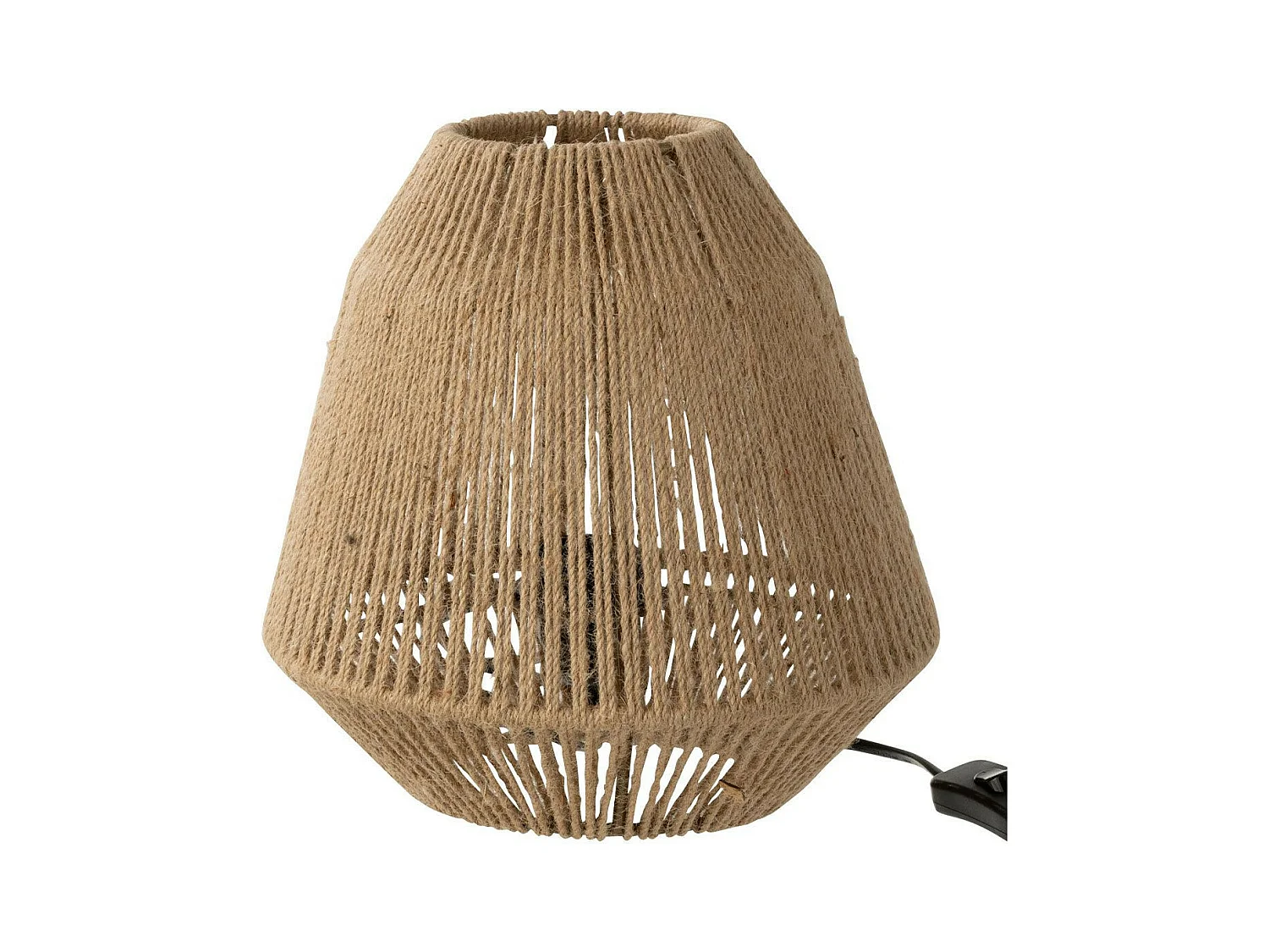 Lampe à Poser en Jute "Tina" 26cm Naturel