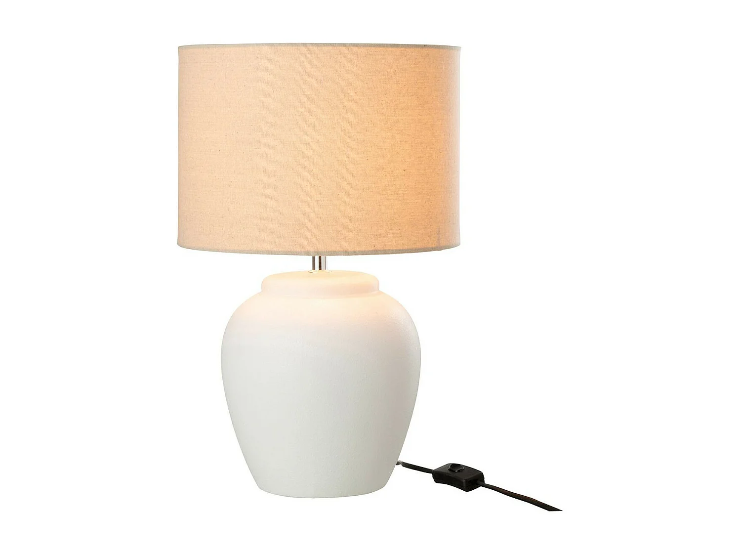 Lampe à Poser en Céramique "Méli" 48cm Blanc