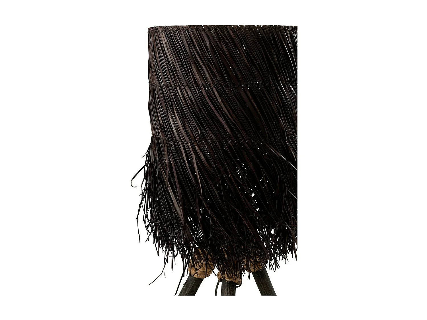 Lampe à Poser Branche en Bois "Arthur" 61cm Marron