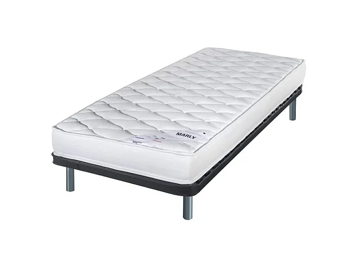 Matelas + sommier 90x190 Marly - Soutien ferme - Sommier démonté - Made in France