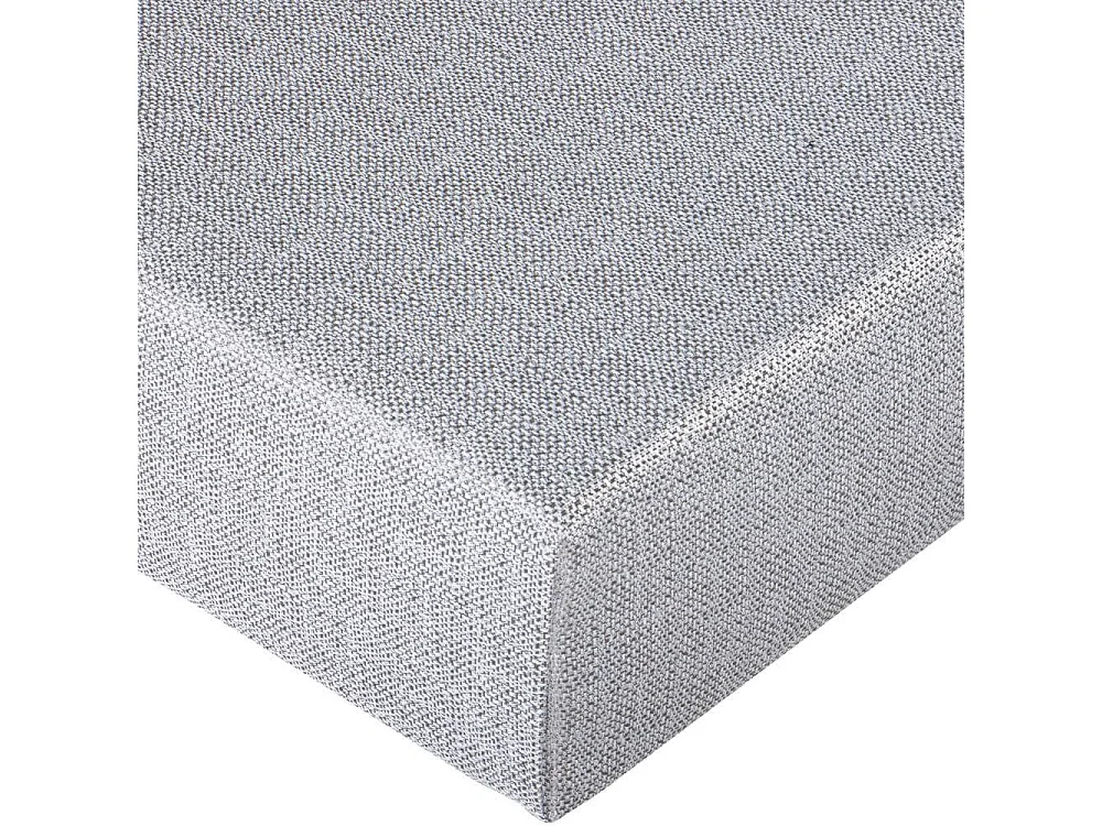 Sommier déco SR9 + pieds - Gris clair 2x80x200 - Lattes bois massif - H.13 cm