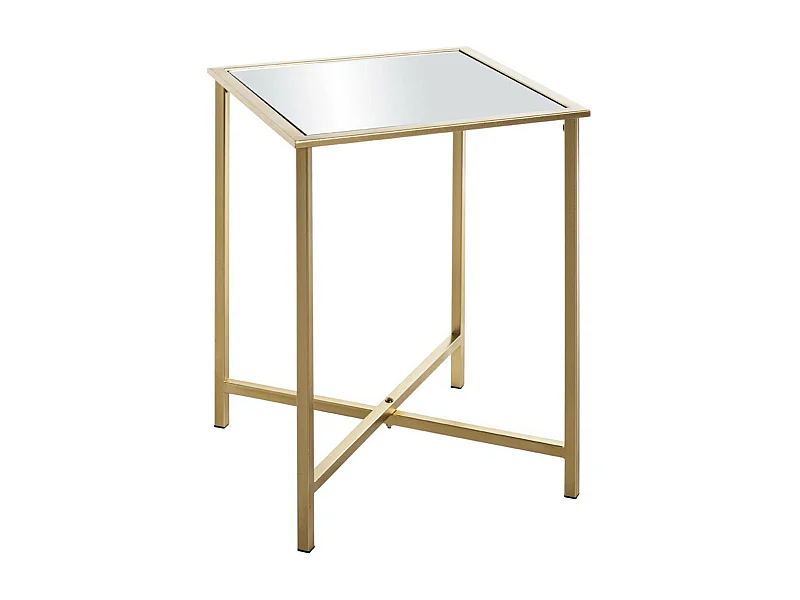 Table d'Appoint Design en Métal "Mezo" 53cm Or