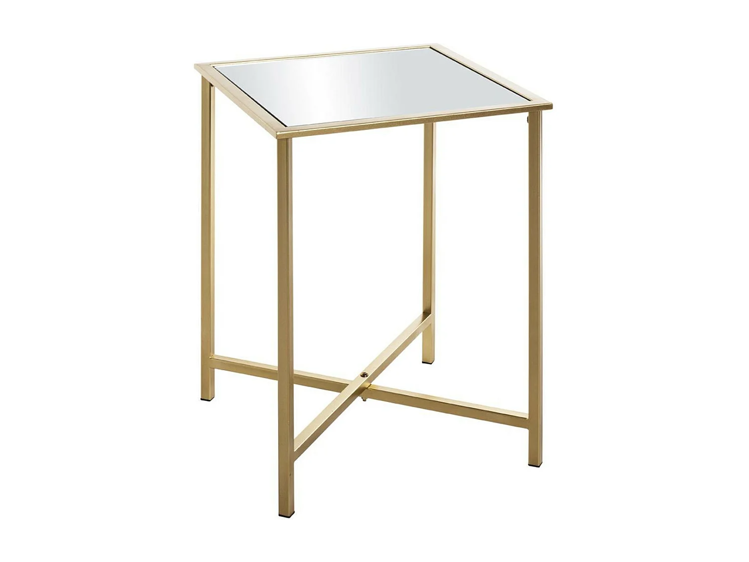 Table d'Appoint Design en Métal "Mezo" 53cm Or