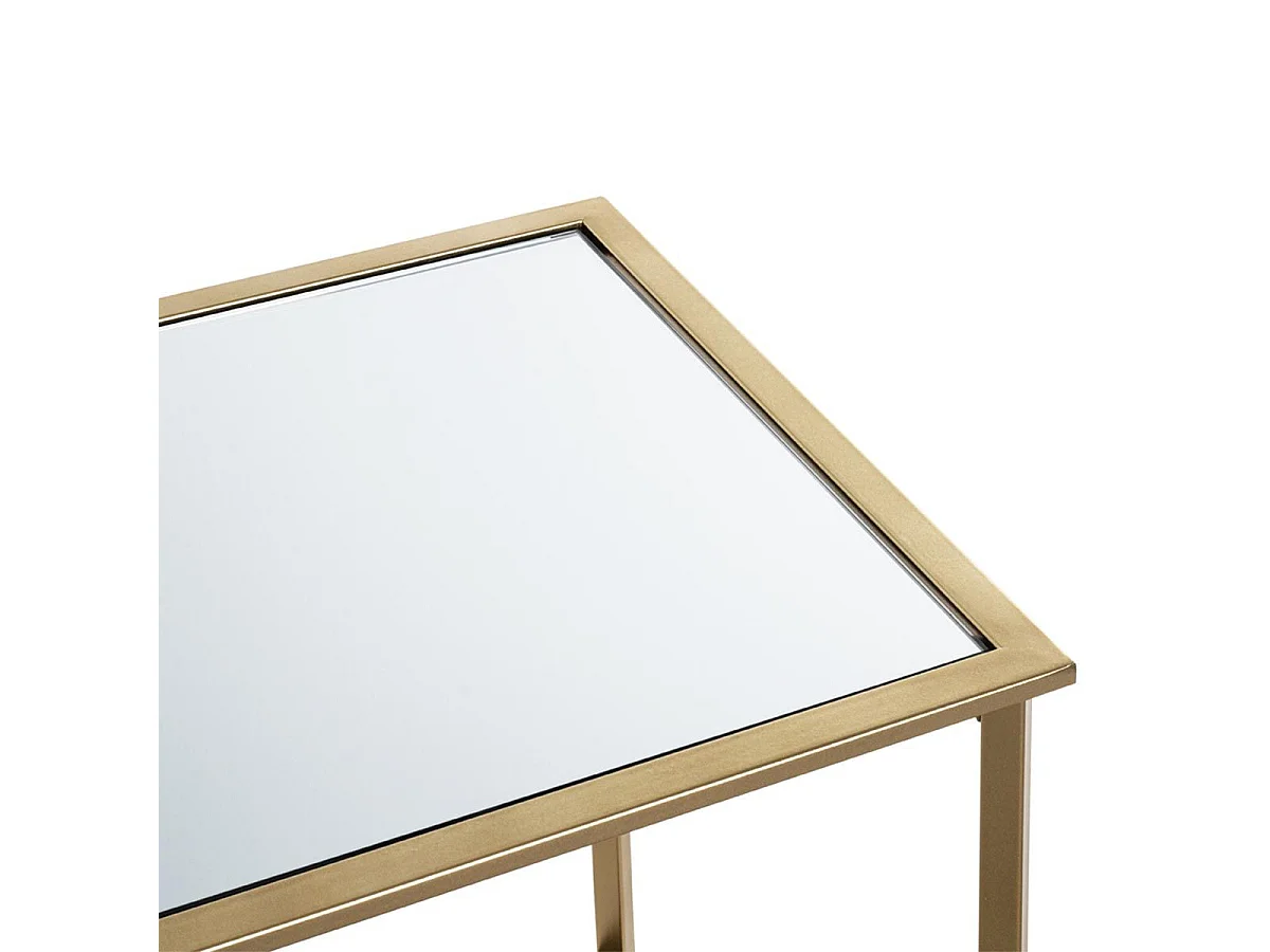 Table d'Appoint Design en Métal "Mezo" 53cm Or