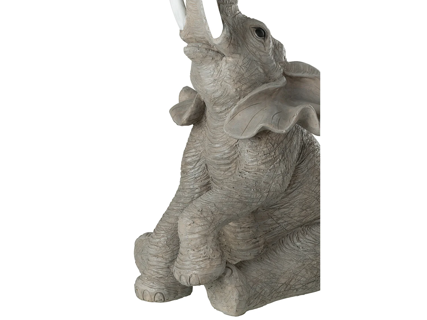 Table d'Appoint Design "Éléphant" 63cm Gris