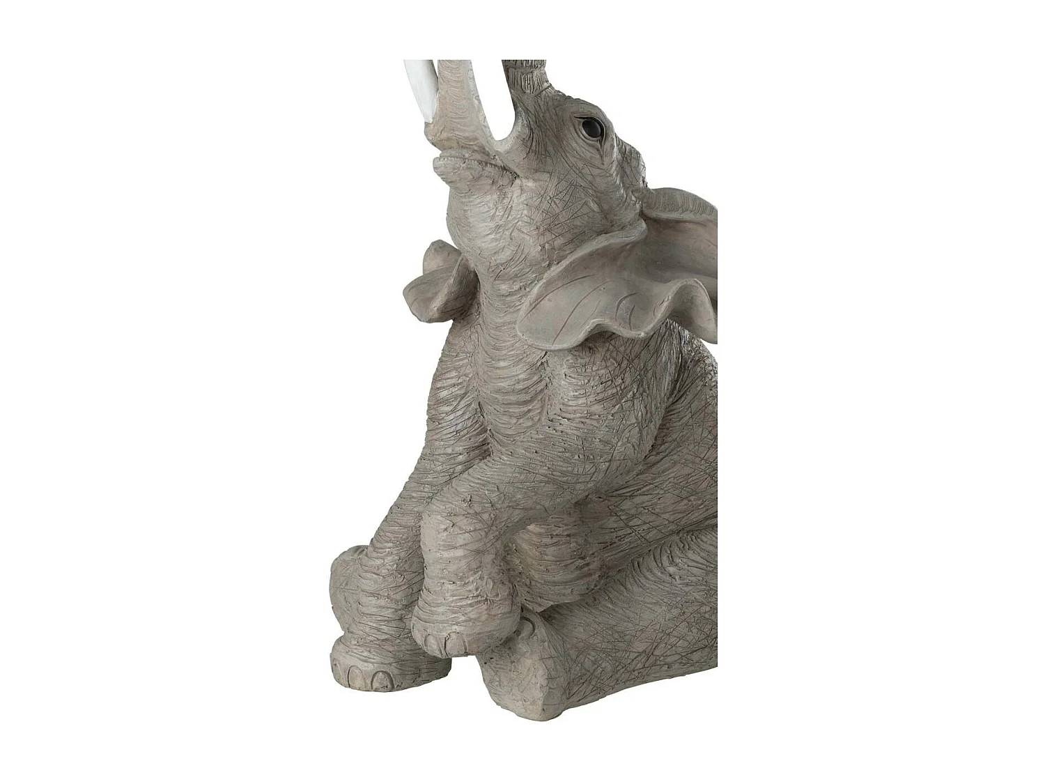 Table d'Appoint Design "Éléphant" 63cm Gris