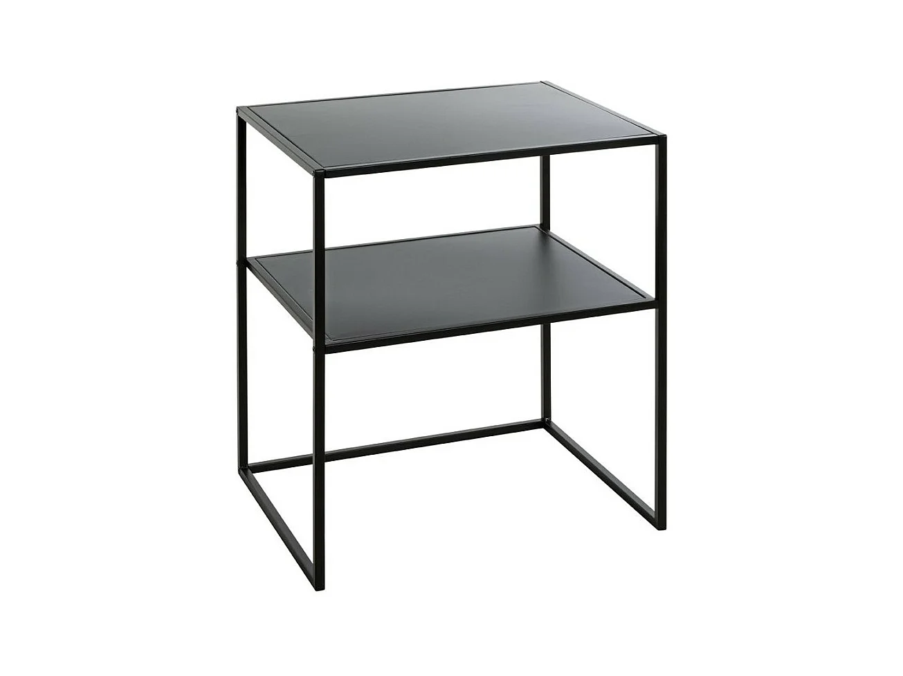 Table d'Appoint en Métal "Cromano" 60cm Noir