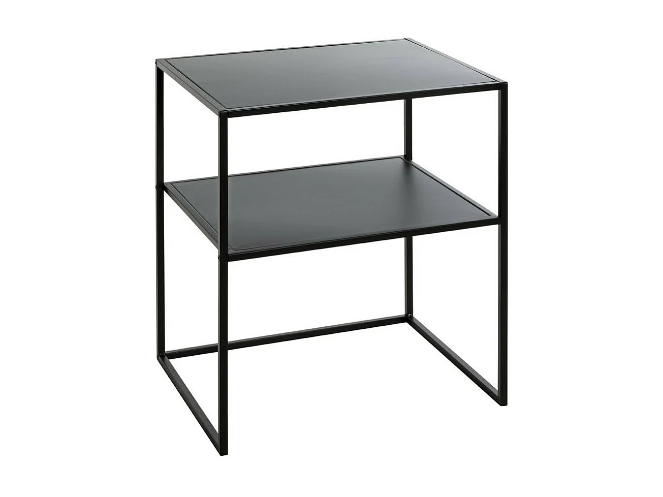 Table d'Appoint en Métal "Cromano" 60cm Noir