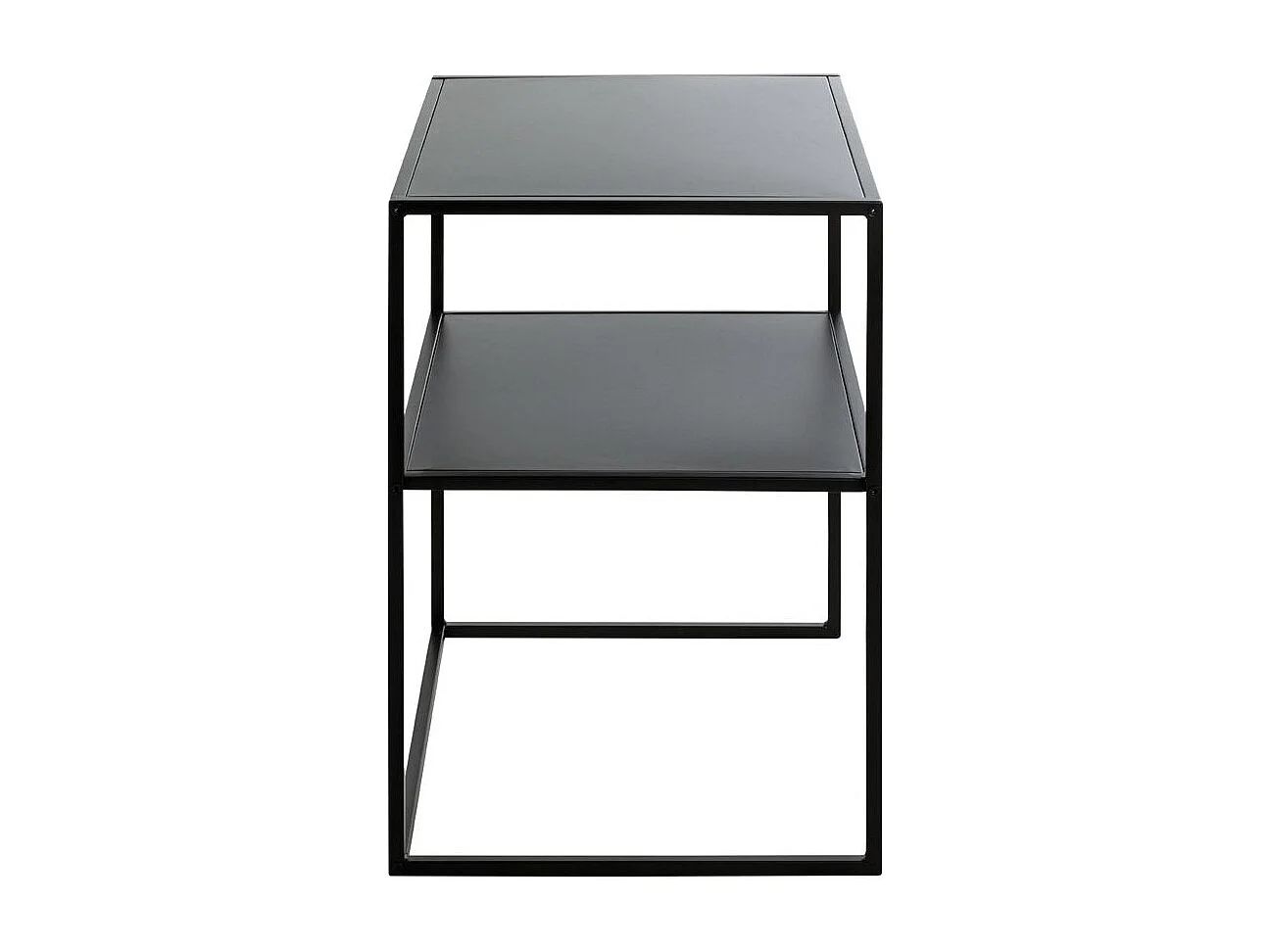 Table d'Appoint en Métal "Cromano" 60cm Noir