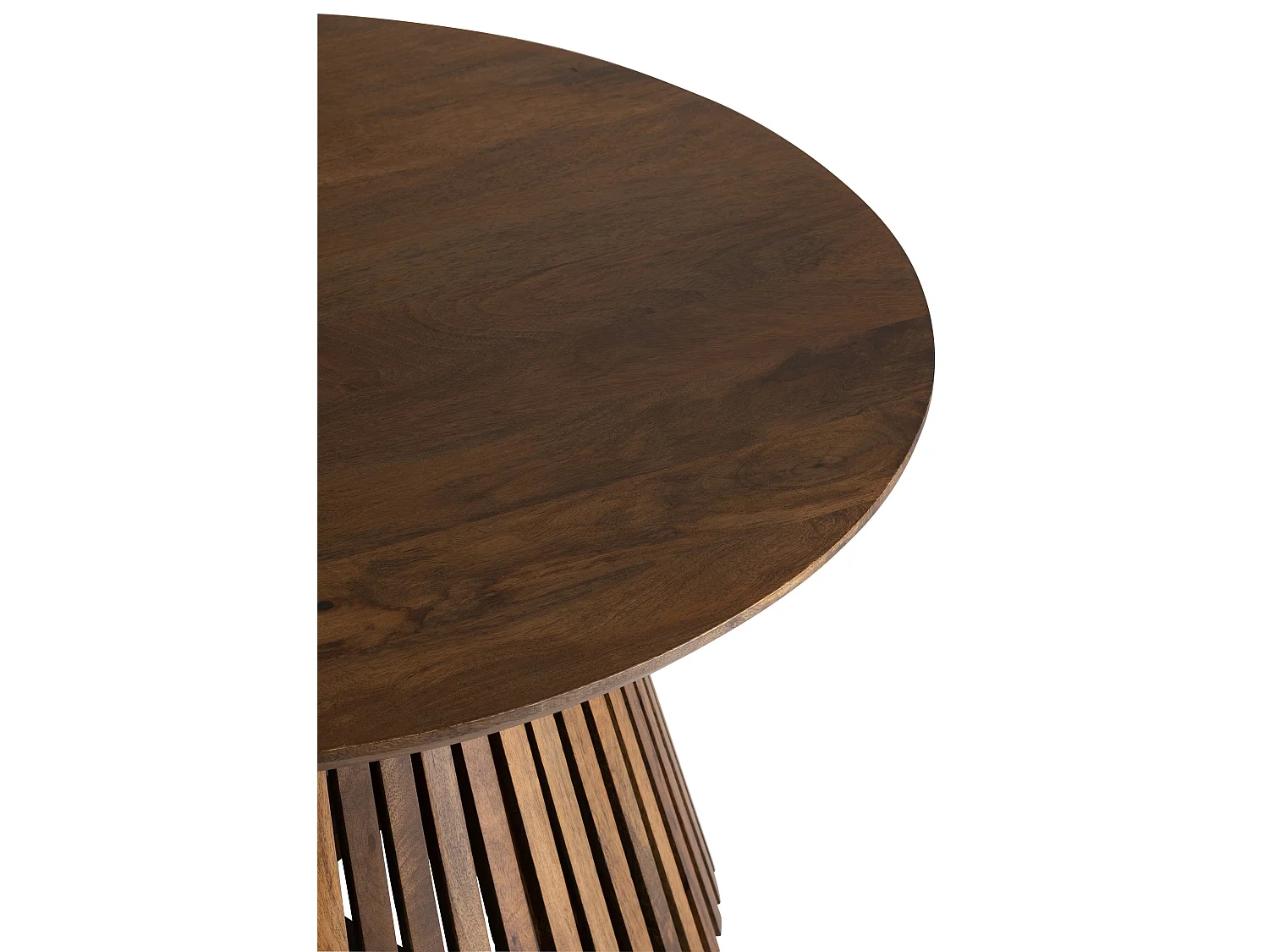 Table Basse Design en Bois "Vincent" 90cm Marron