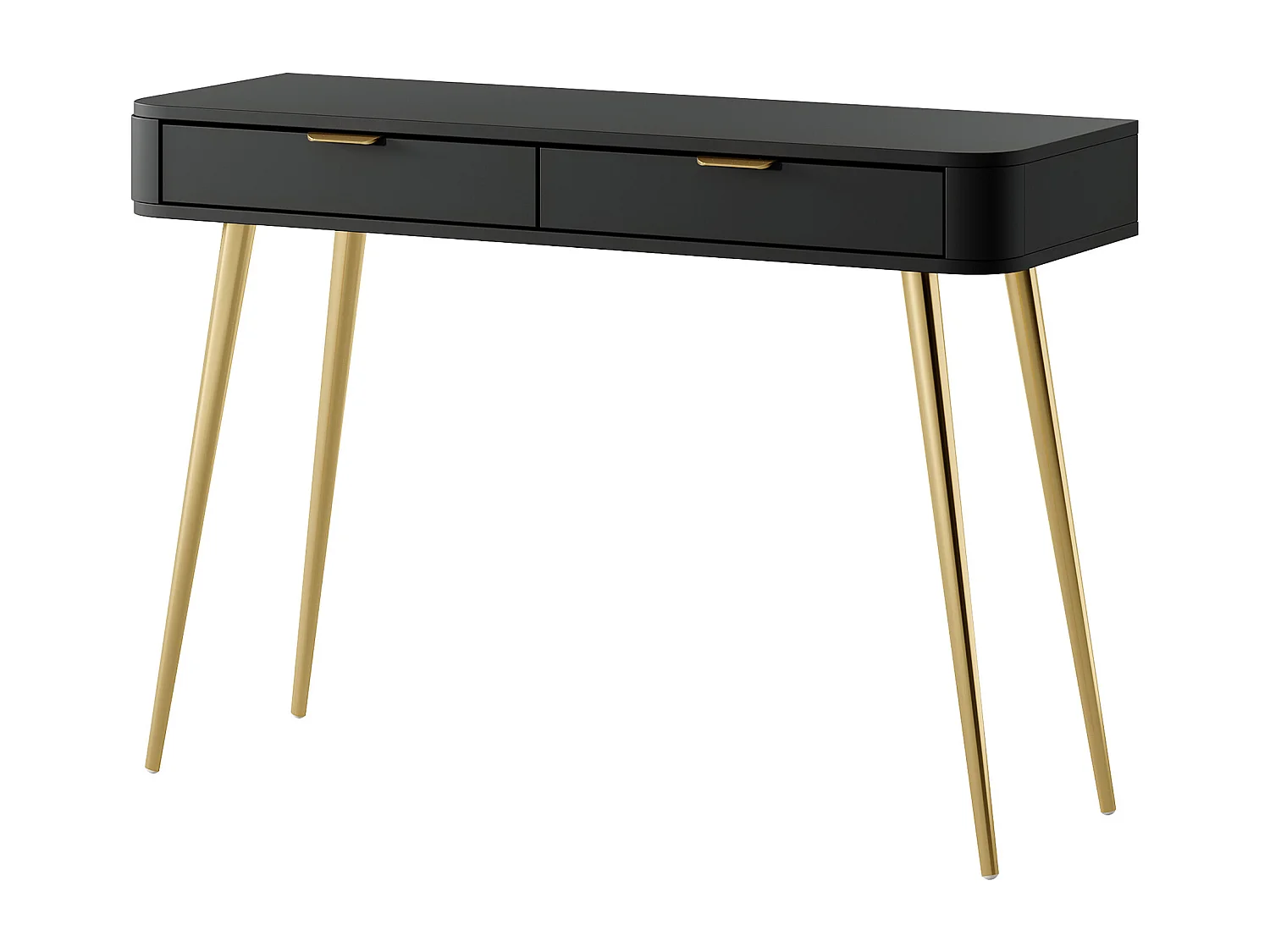 Tocador con cajones - 112 cm - negro - OVAL