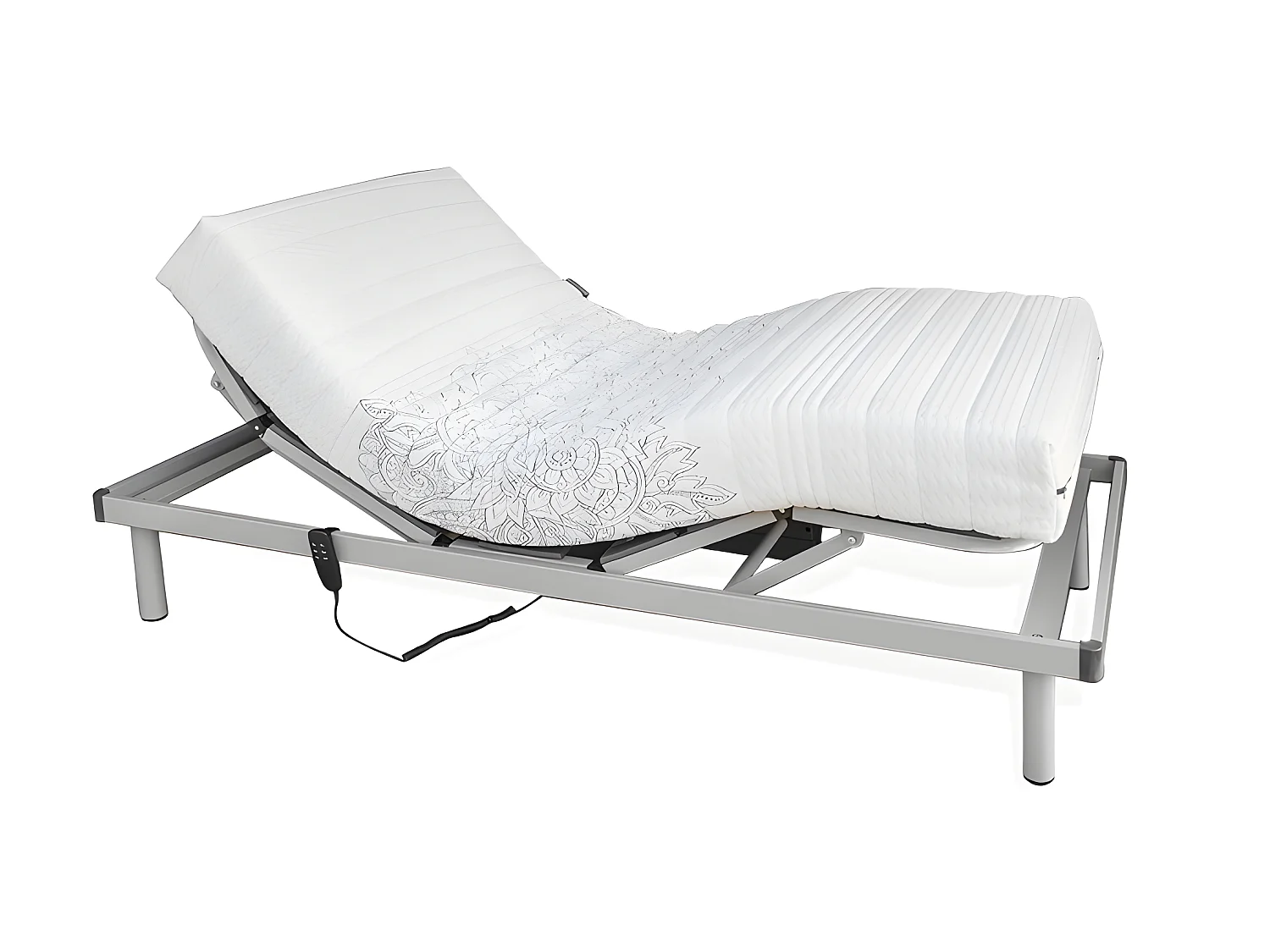 Matelas en fibre de latex naturel, avec hauteur 20cm et adaptable. 150x190cm