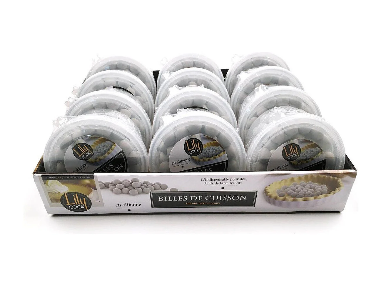 Billes de Cuisson "Silicone" 150g Gris