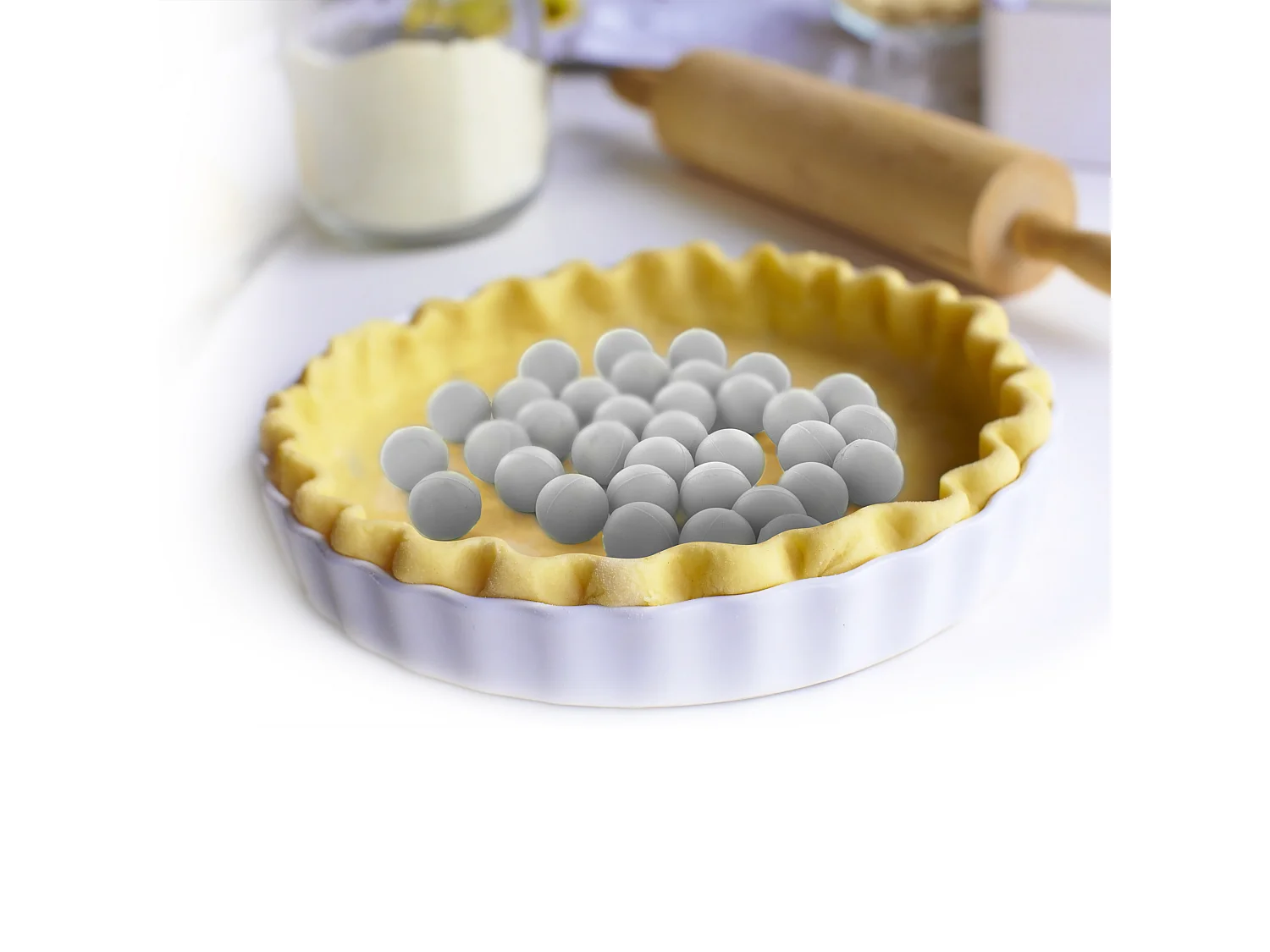 Billes de Cuisson Silicone - LILY COOK - 150g - Gris