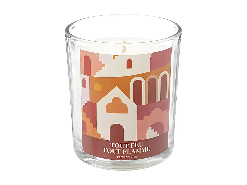 Bougie Parfumée "Jomy" 200g Grenade Noire