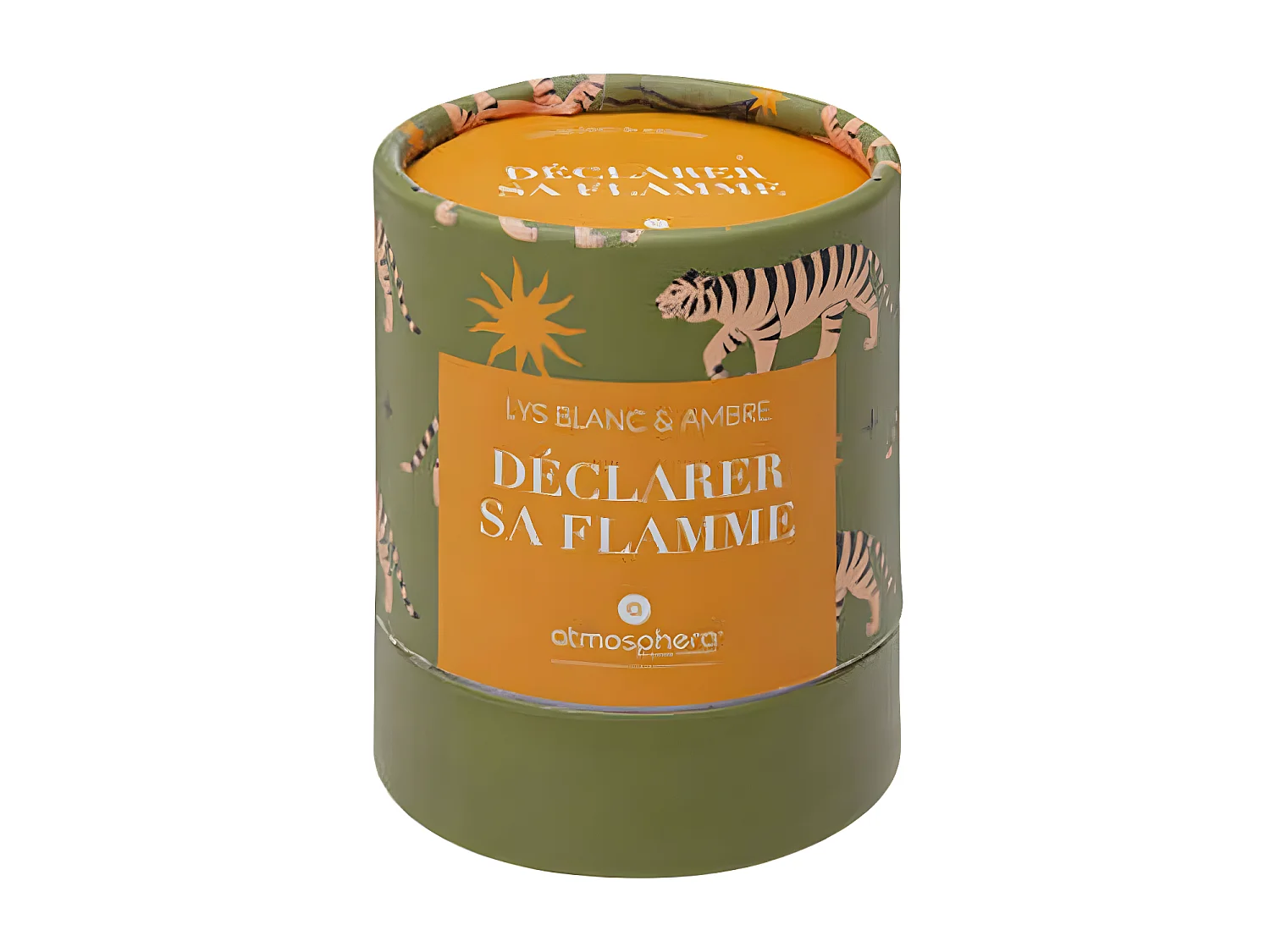 Bougie Parfumée "Jomy" 200g Lys Blanc & Ambre