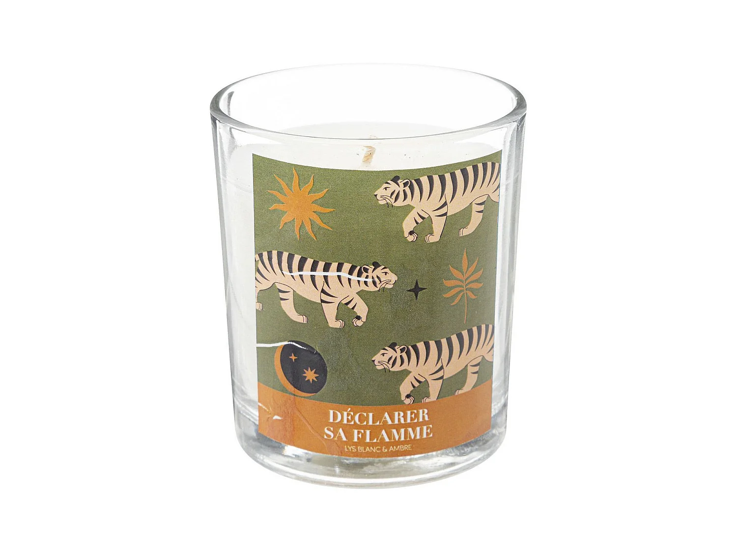 Bougie Parfumée "Jomy" 200g Lys Blanc & Ambre