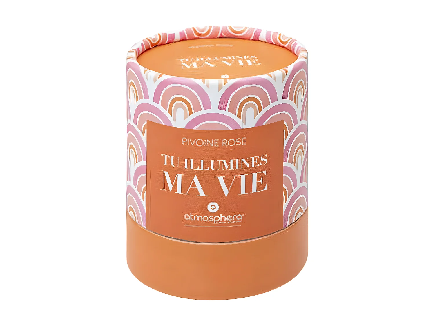 Bougie Parfumée "Jomy" 200g Pivoine Rose