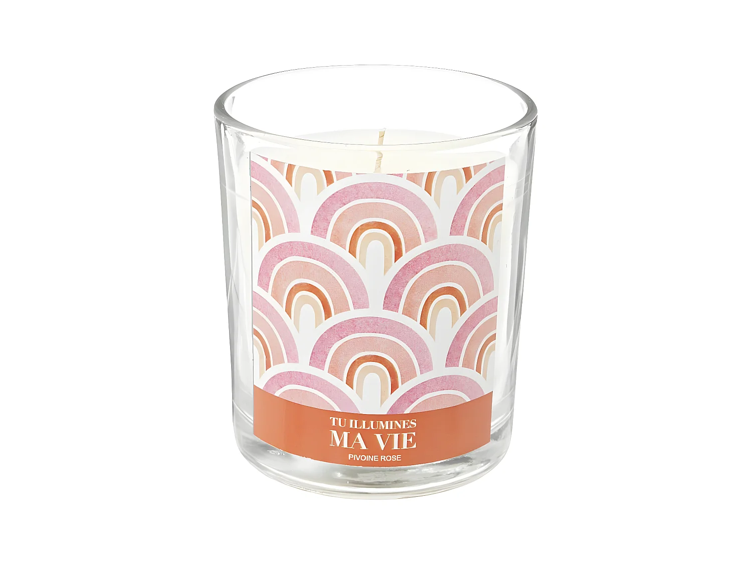 Bougie Parfumée "Jomy" 200g Pivoine Rose