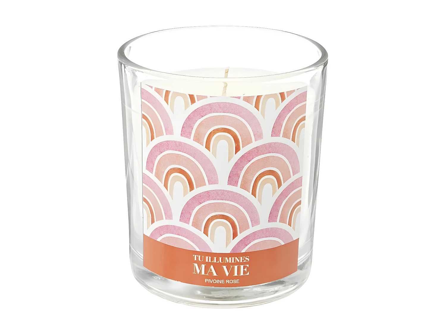 Bougie Parfumée "Jomy" 200g Pivoine Rose