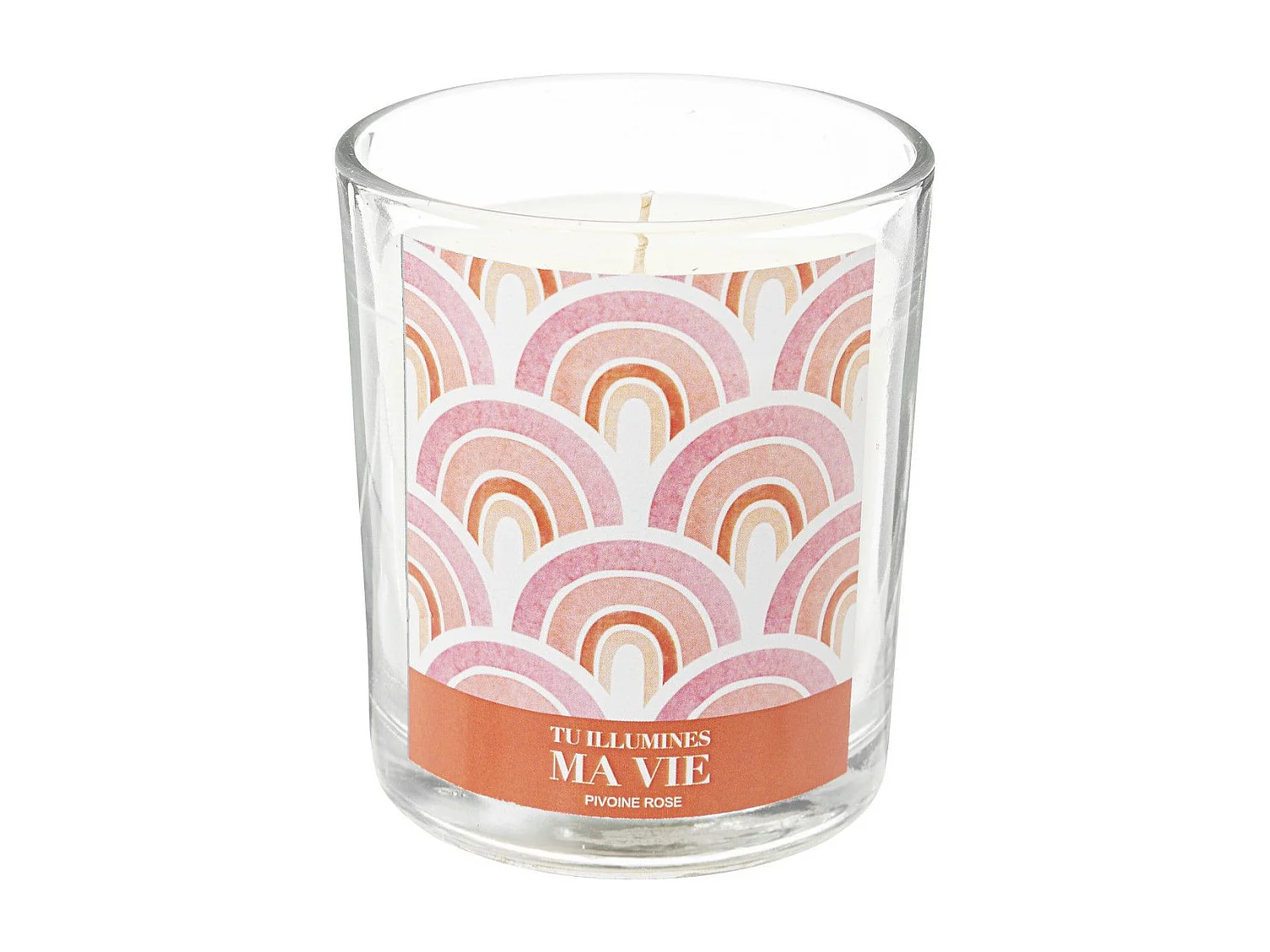 Bougie Parfumée "Jomy" 200g Pivoine Rose